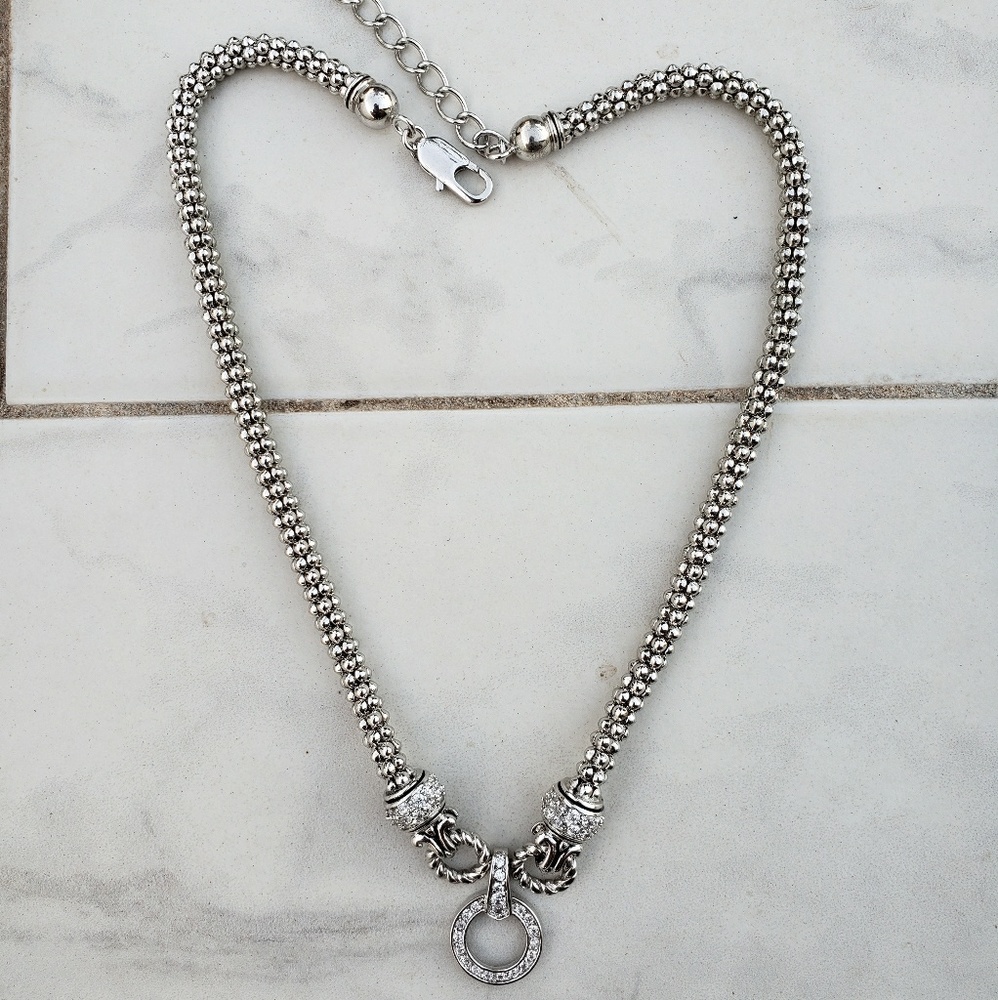 Park Lane Costume Jewelry Caviar Necklace 16"